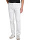 Herren Jeanshose Elastisch Weiß