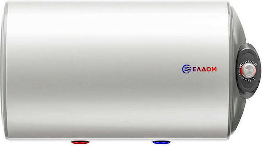 Eldom Θερμοσίφωνας 80lt Glass Οριζόντιος 3kW