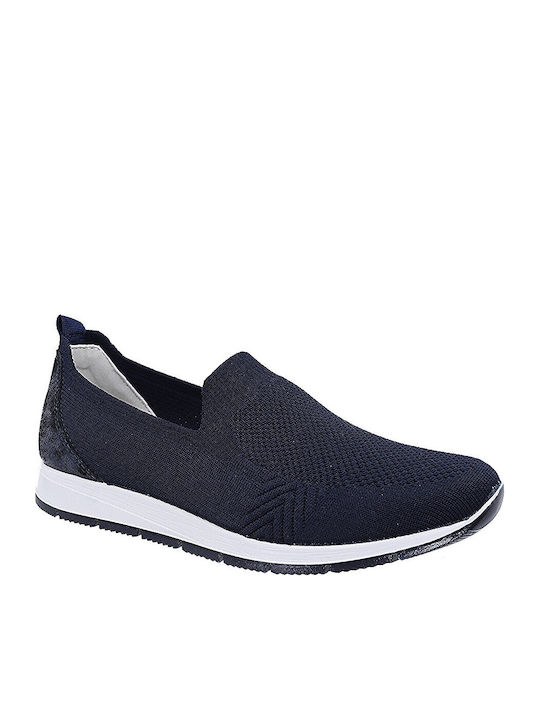 Anatomic Women's Leather Blue Slip-Ons