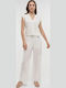 Ble Resort Collection Γυναικείο Τοπ Παραλίας Λευκο
