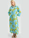 Ble Resort Collection Women's Maxi Turquoise Beach Dress