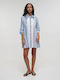 Long Sleeve Women's Shirt Blue/White