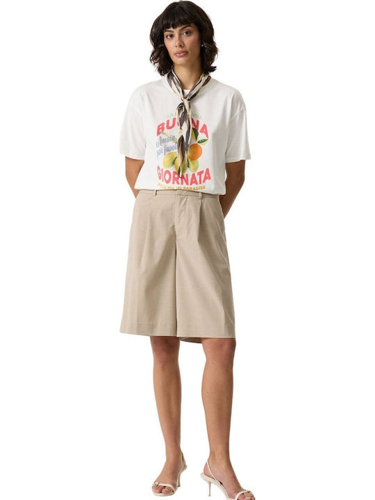 Garcia Γυναικείο T-shirt White