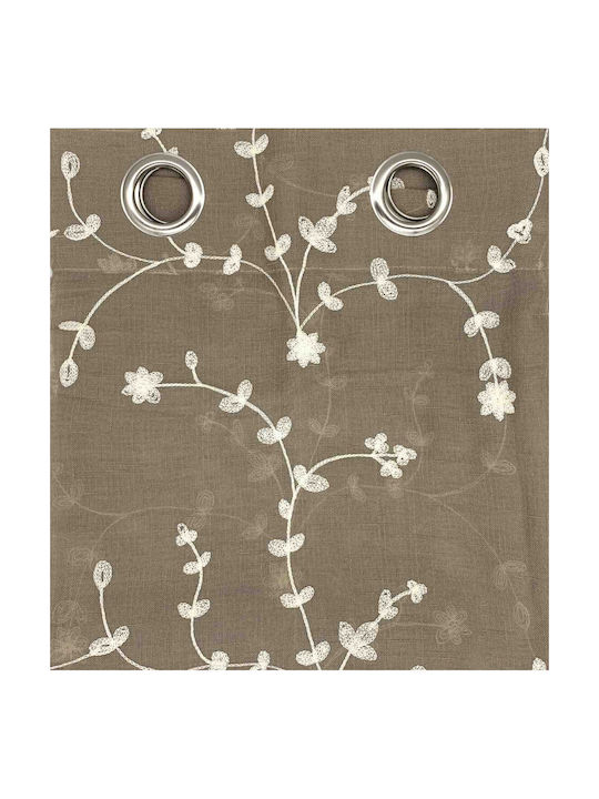 Das Home Vorhang mit Grommets Vorhang mit Klammer 140x280 Das Home 2027 140x280cm