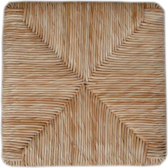 Politishome Sitzmöbel für Esszimmer-/Küchenstuhl Korbweide 35x35cm Beige