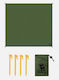 Qunature Waterproof Picnic Blanket Green 150x140