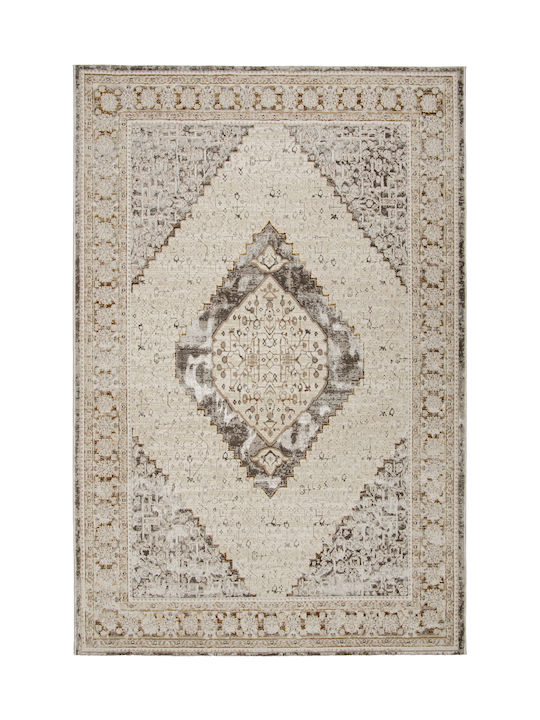 Biokarpet Senbrun 9311α S Бял P Златен 80x150