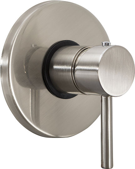 Piccadilly Built-in Mixer & Supply Set for Shower Silver Piccadilly Built-in Mixer & Supply Set for Shower Silver