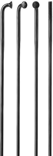 Alpina 258 Extralite Round J-bend Spokes Black 36 Pcs