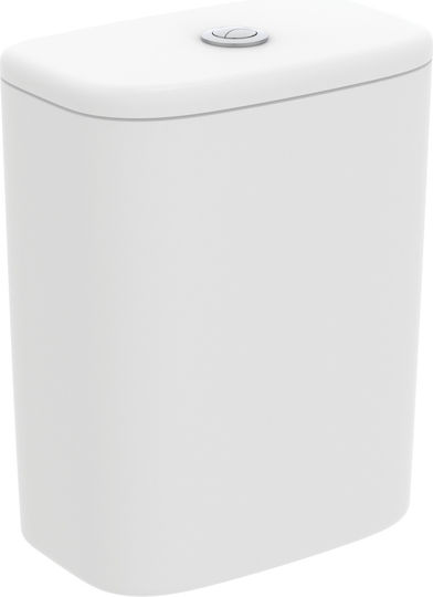 Ideal Standard Tesi Wall Mounted Plastic Rectangular High Pressure White Toilet Flush
