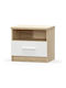 Nachttische Geneva Holz Beiges 2Stücke 50x37x45.5cm