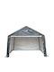 Saska Garden Foldable Garden Gazebo Gray 3.65x3.65m