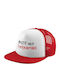 Koupakoupa Kids' Hat Jockey Fabric T Denants! White KP_33932 Cap Kid Trucker Mesh Red