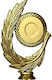 Plastic Figure In General 50mm Gold Plastic Wreath F78/g Golden