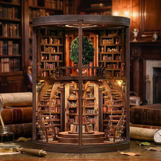 Căsuță Miniaturală Book Nook Cerc Cărți Vechi