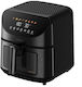 Deerma Air Fryer με Διπλό Αποσπώμενο Κάδο 8lt Μαύρο DEM-KZ150W
