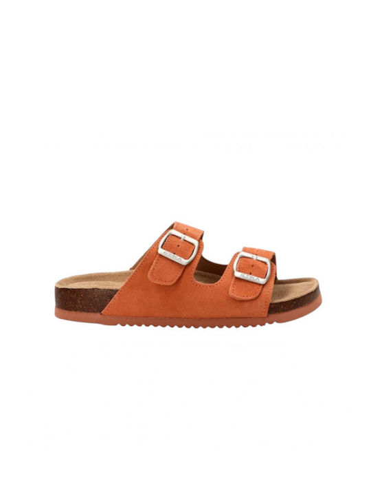 Women's Flat Sandals Orange