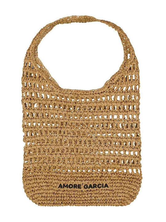 Garcia Fabric Beach Bag Brown