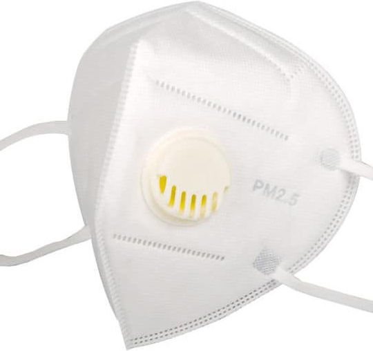 Quando Protective Mask FFP2 with Valve White 2797 1 Piece