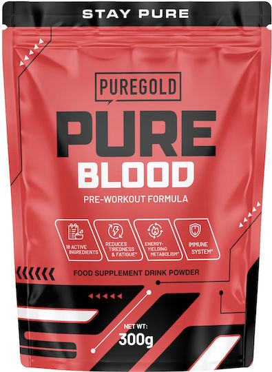 Pure Gold Protein Pure Blood Συμπλήρωμα Pre Workout 500gr Pink Lemonade