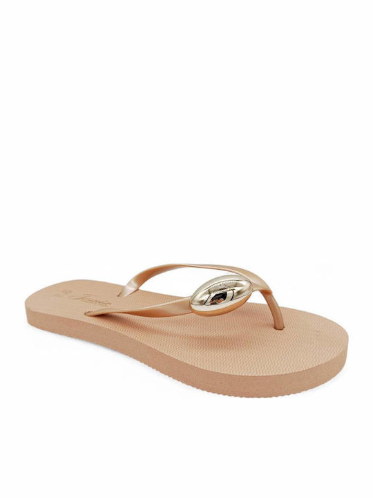 Jomix Bronze Flip Flops