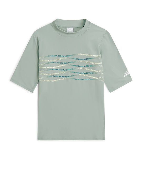 O'Neill Skins S Kids Swimwear Rashguard Green
