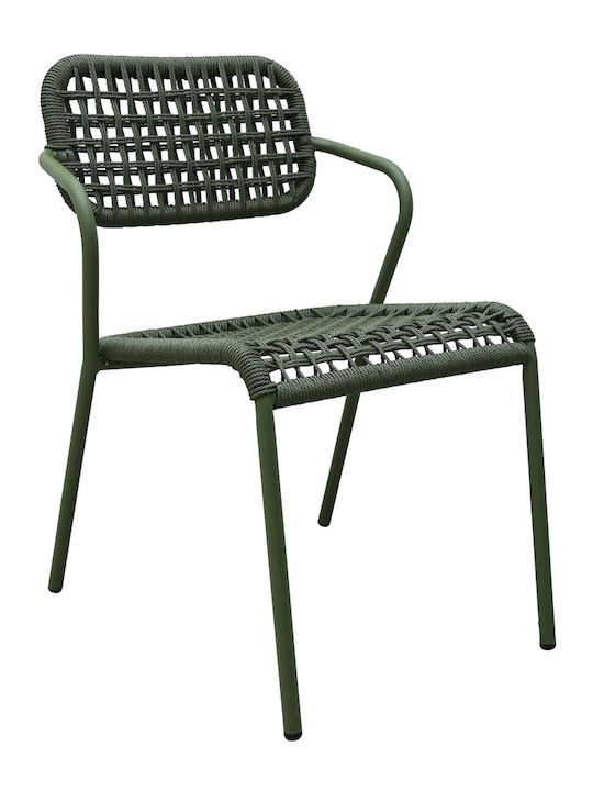 Scaun de Exterior Metalic Bee Lăi 62x56x82cm