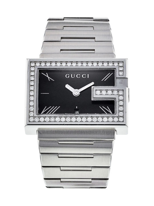 Gucci Womens Watch 30mm Battery with Silver Metal Bracelet