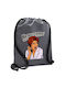 Koupakoupa Morí Katakouzína Gray Gym Backpack Bag