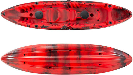 SCK Nereus Hd 2902 Plastik-Kajak Angeln 2 Personen Rote