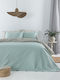 Palamaiki Ella Σετ Κουβερλί King Size Microfiber Jade 260x240cm 3τμχ