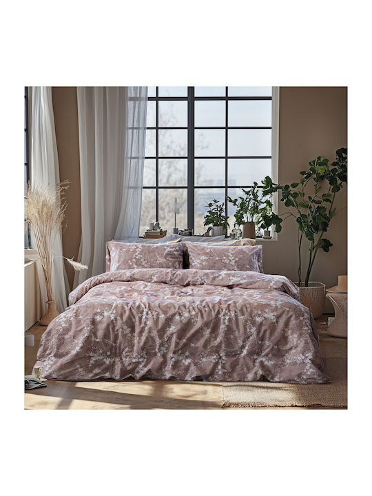 Lino Home Cotton Duvet Cover Set 230x250cm Supe...