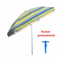 Beach Umbrella 2.4m Blue