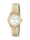 Timex Womens Watch 25mm Battery with Gold Metal Bracelet