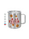 Koupakoupa Friends Don't Lie Metallic Mug with Lid Brown 300ml
