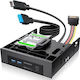 Graugear G-mp01cr-5 Front Panel 5.25" Bay Usb Hub & Card Reader & Frame 2x 2.5" Sata Ssds