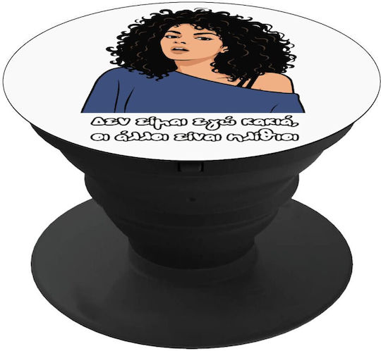 I Am Not Bad Phone Holders Stand Black Mobile Phone Support Base In Hand