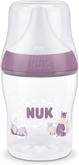 Nuk Plastic Baby Bottle Perfect Match Anti-colic with Silicone Teat for 0+ Months Beige 150ml