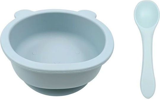 Baby Donkey Children's Food Bowl Made of Blue Silicone