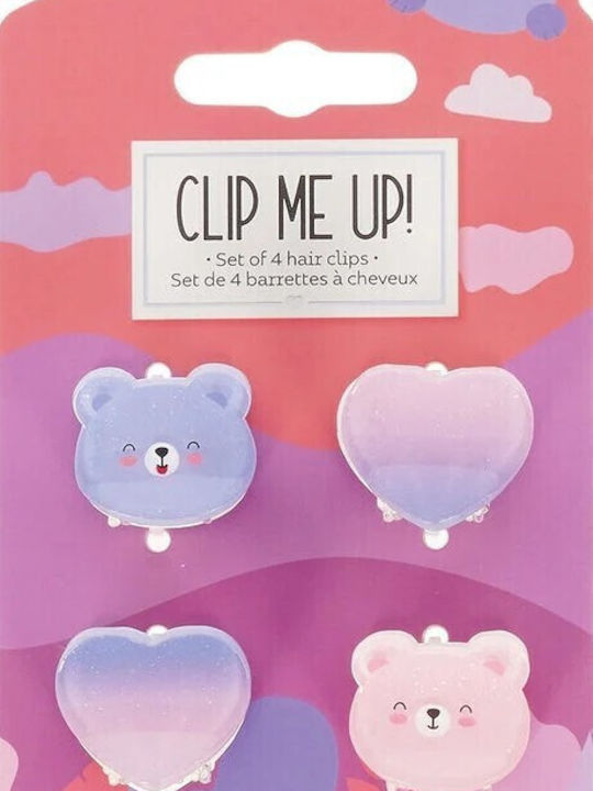 Legami Milano Set Kids Hair Clips with Clips 4 Pieces
