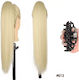 Ponytail Synthetic Hair Kanekalon High Quality Clamper Straight Light Blonde #613 71cm