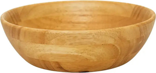 Ξύλινο Μπολ Από Rubberwood 17.7x5.4 Εκ.