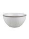 Oriana Ferelli Water Lily Serving Bowl Cereal Round Gray with Diameter 15.5cm