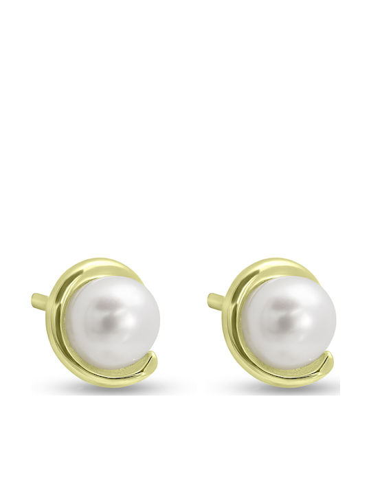 Ortaxidis 14K Gold Ohrringe mit Perlen