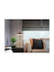 Dark Metal Table Lamp LED with Bronze Shade and Base