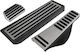 Nty Pedal Set Automatic Transmission Lazy Pedal Volvo XC60 XC90 S60 S90 Non Slip Surface Stable Press Comfort Long Trips 1 Set Ezc-vv-080 Ezc-vv-080/aj