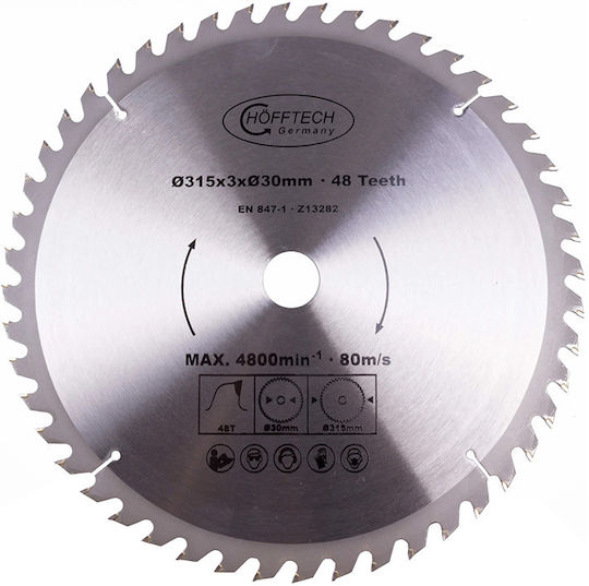 Hofftech Disc De Tăiere Cu 48 Lame 315mm