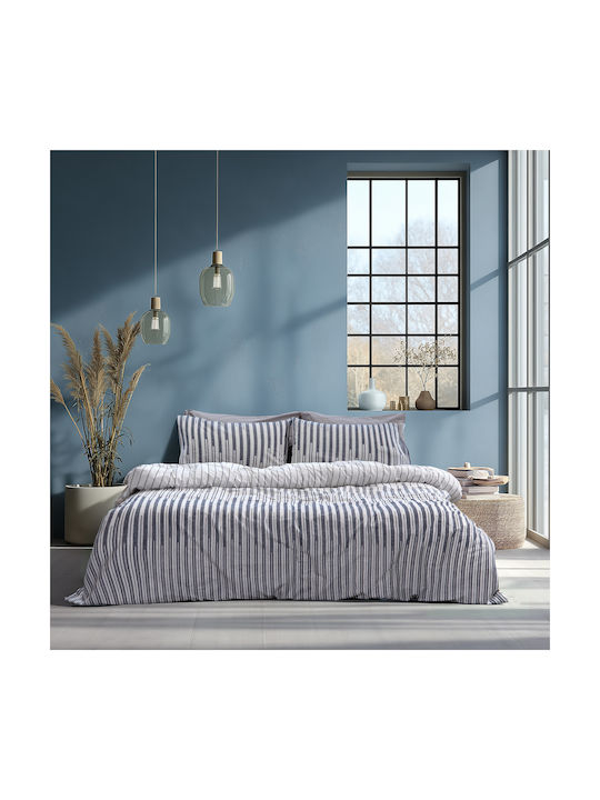 Lino Home Elan Set Pillowcases Gray 52x75cm