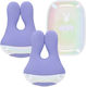 Playboy Nipple Clamps In Purple Color