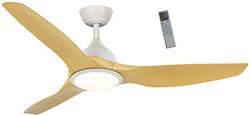Primo PRCF-80726 132.08cm με Φως Μπεζ / Λευκός